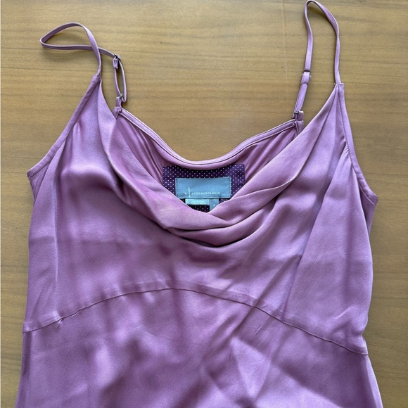 Anthropologie‎ Pink Purple Slip Dress - Picture 3 of 9